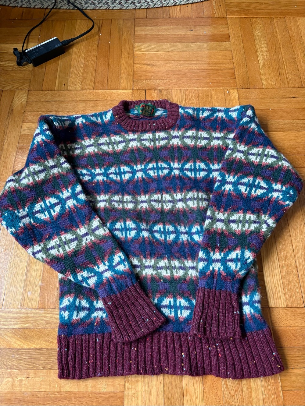 🧶 80s wool grandpa sweater 🧶